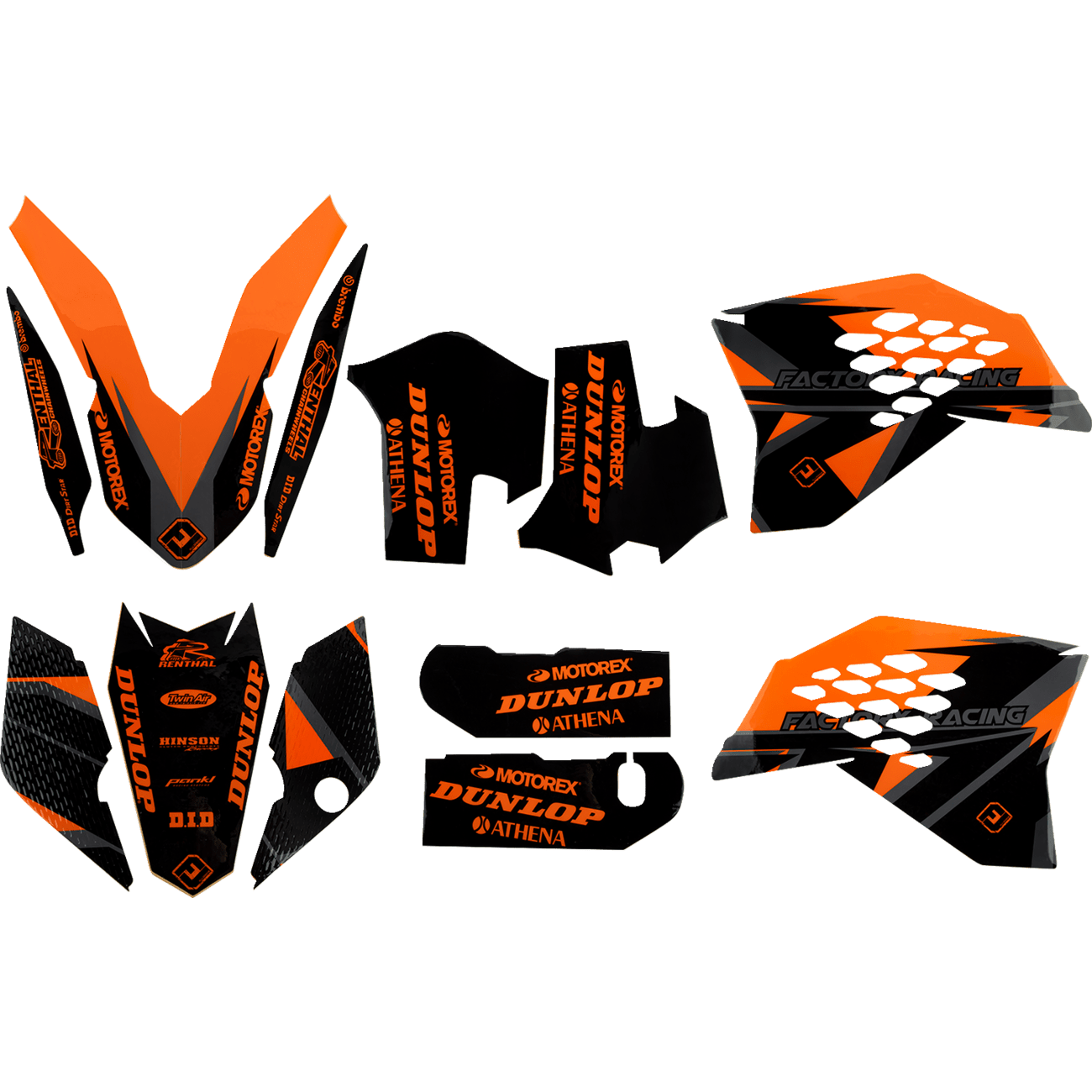 FLU DESIGNS INC. PTS 6 Graphic Kit KTM 51092