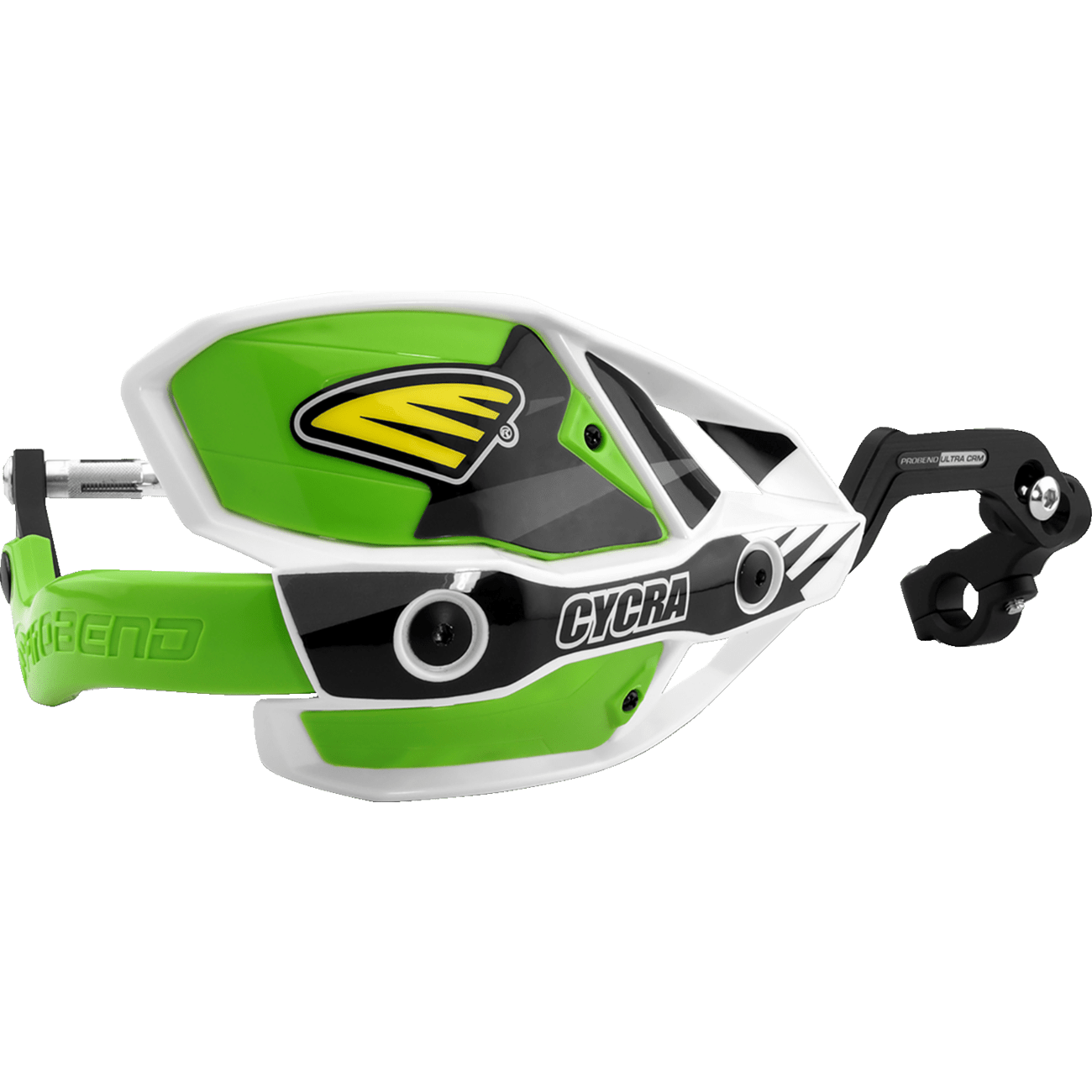 CYCRA Handguards Ultra Oversized White/Green 1CYC740872X