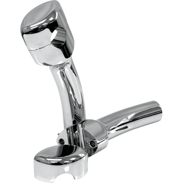 LA CHOPPERS Risers Smooth Pullback 5-1/2" Chrome LA740205