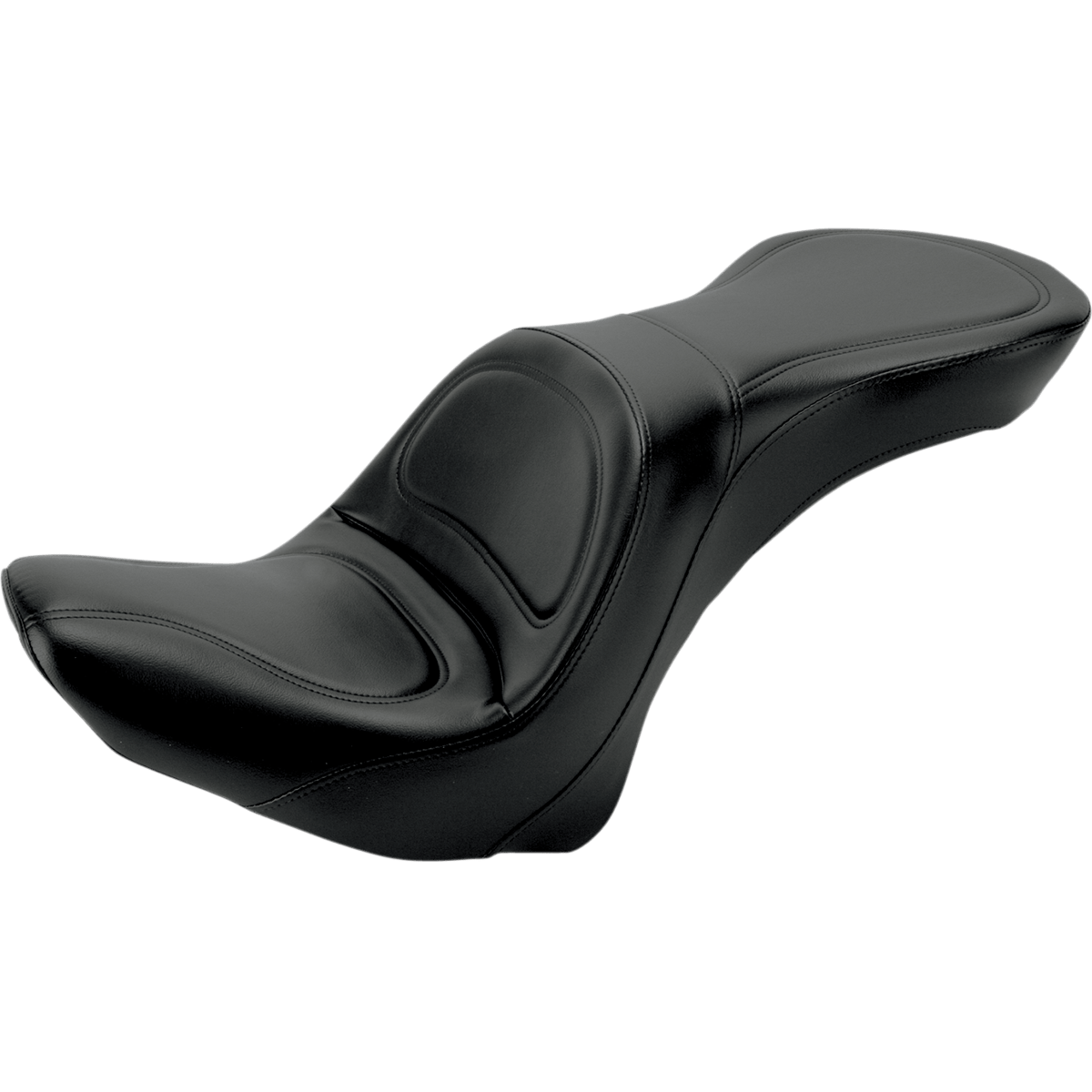 SADDLEMEN Seat Explorer™ Without Backrest Stitched Black FLSTC '06-'17 800230291