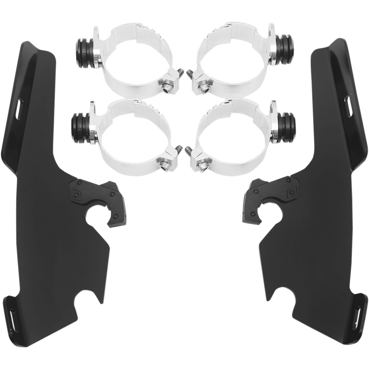 MEMPHIS SHADES Batwing Trigger Lock Mounting Kit Valkyrie Black MEM8999