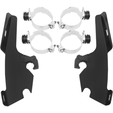 MEMPHIS SHADES Batwing Trigger Lock Mounting Kit Valkyrie Black MEM8999