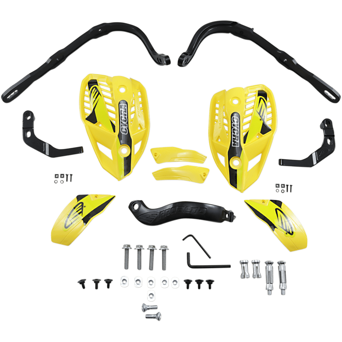 CYCRA Handguards HCM 1-1/8" Husqvarna Yellow 1CYC750656HCM