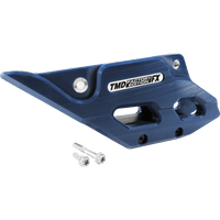 T.M. DESIGNWORKS Factory Edition Chain Guide With Replacement Wear Pad Blue RCGKT5BL2