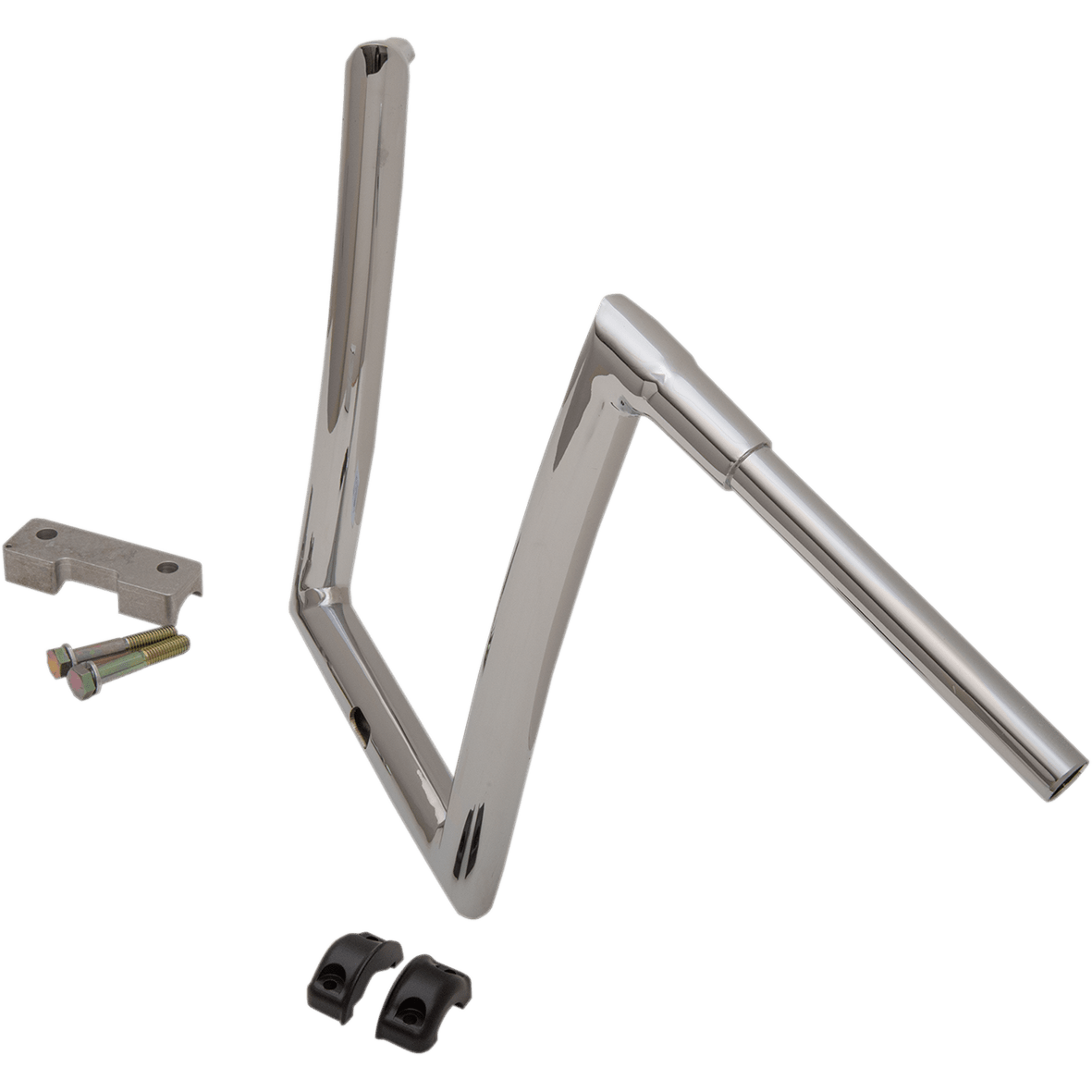 TODD'S CYCLE Handlebar 1-1/2" Strip 14" Chrome Touring 06015201