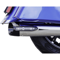 S&S CYCLE 4" Broadhead Slip-On Mufflers Slash Cut Chrome 5501076