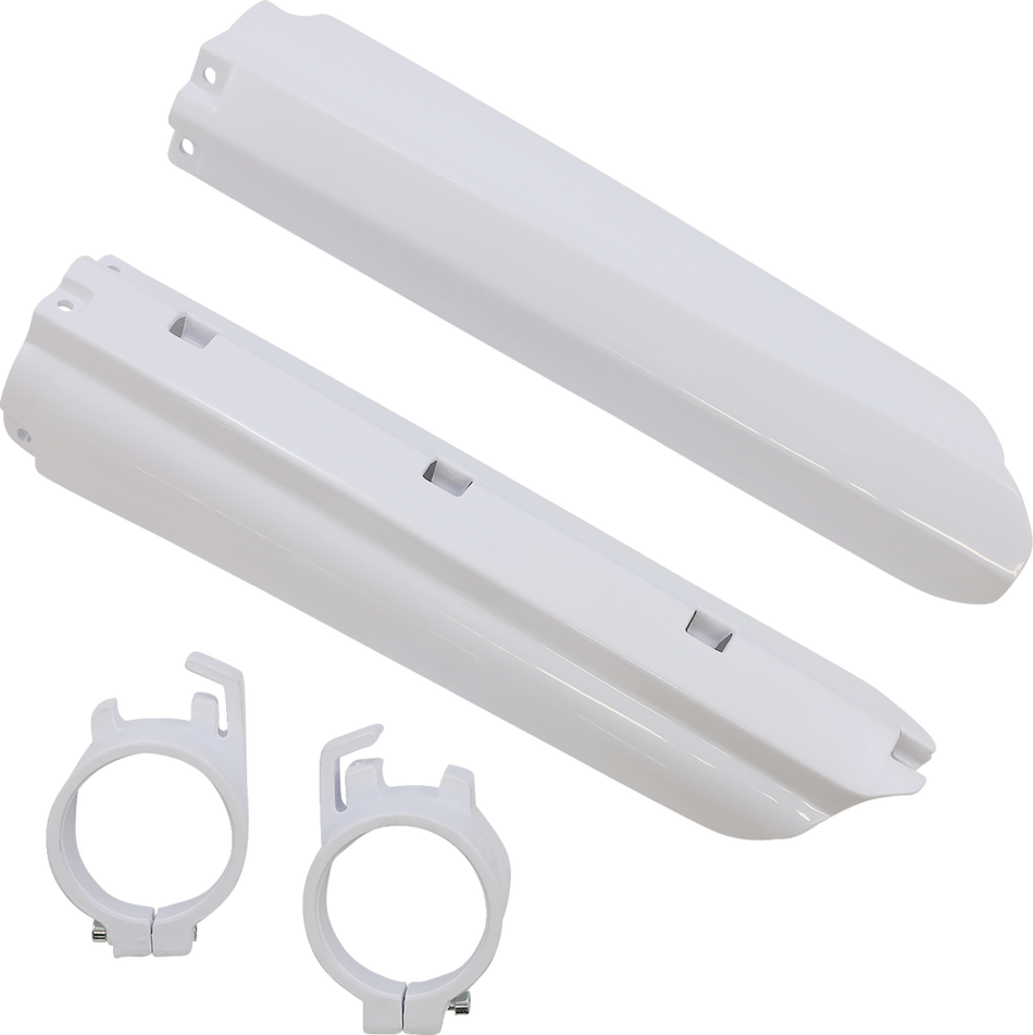 UFO Fork Tube Protectors White YZ