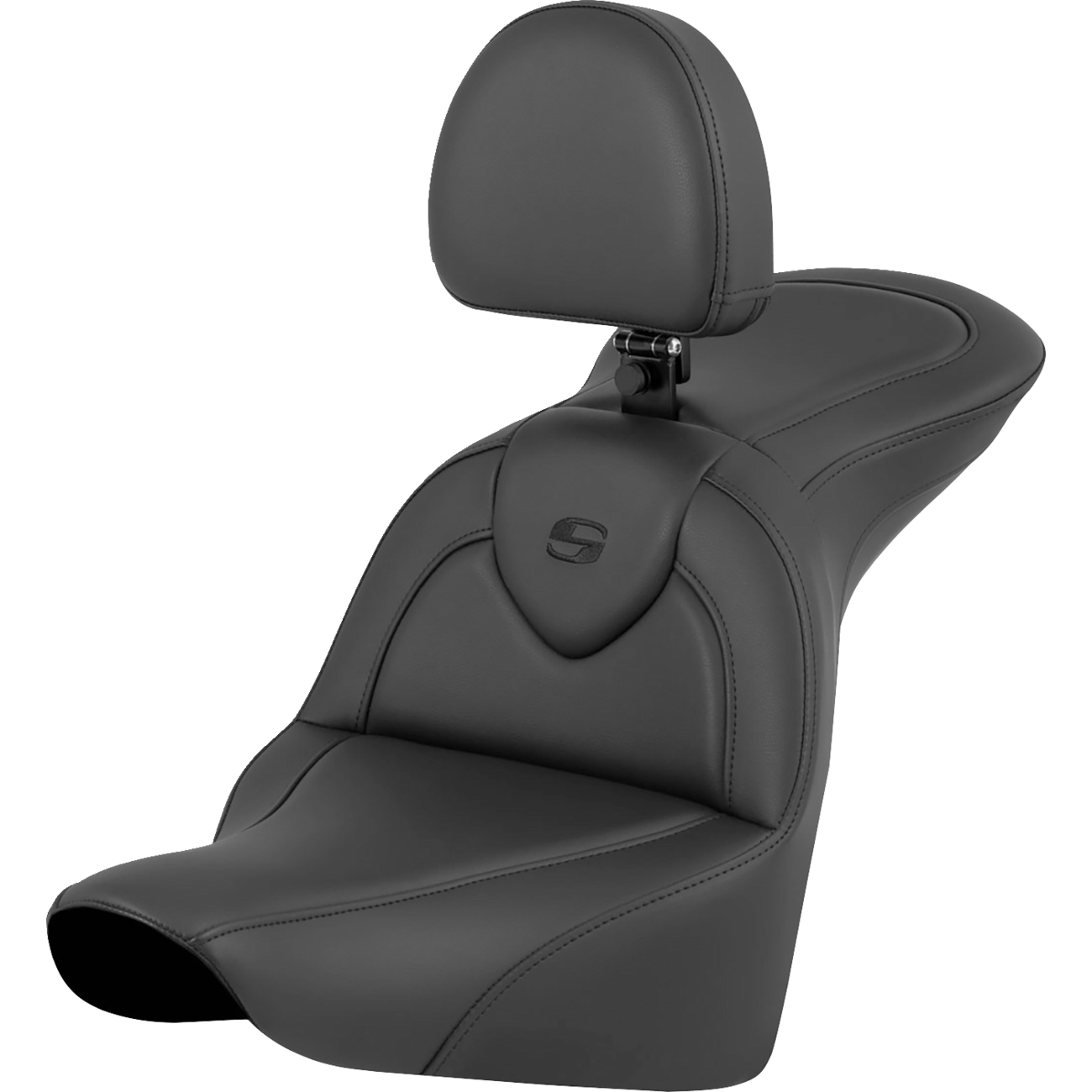 SADDLEMEN RoadSofa™ Seat Black with Driver Backrest FLFB/FXBR '18-'24 81827187BR