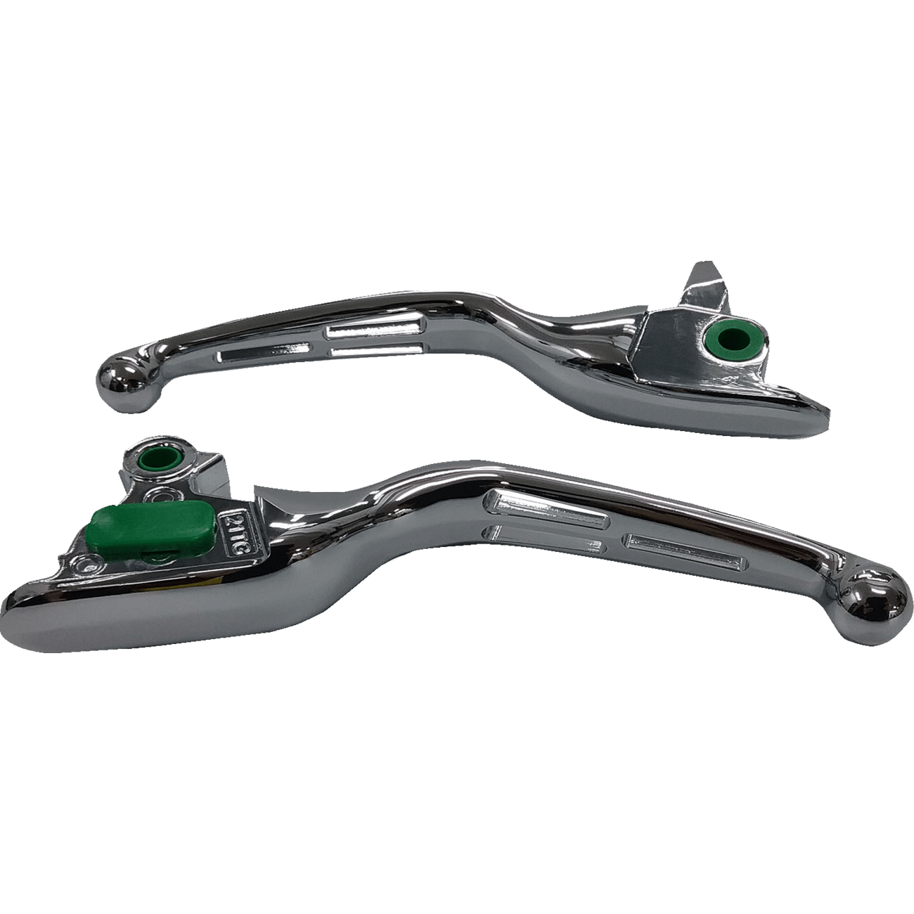 DRAG SPECIALTIES Levers Slotted Chrome