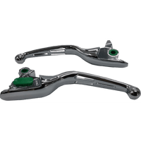 DRAG SPECIALTIES Levers Slotted Chrome