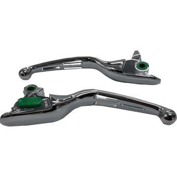 DRAG SPECIALTIES Levers Slotted Chrome