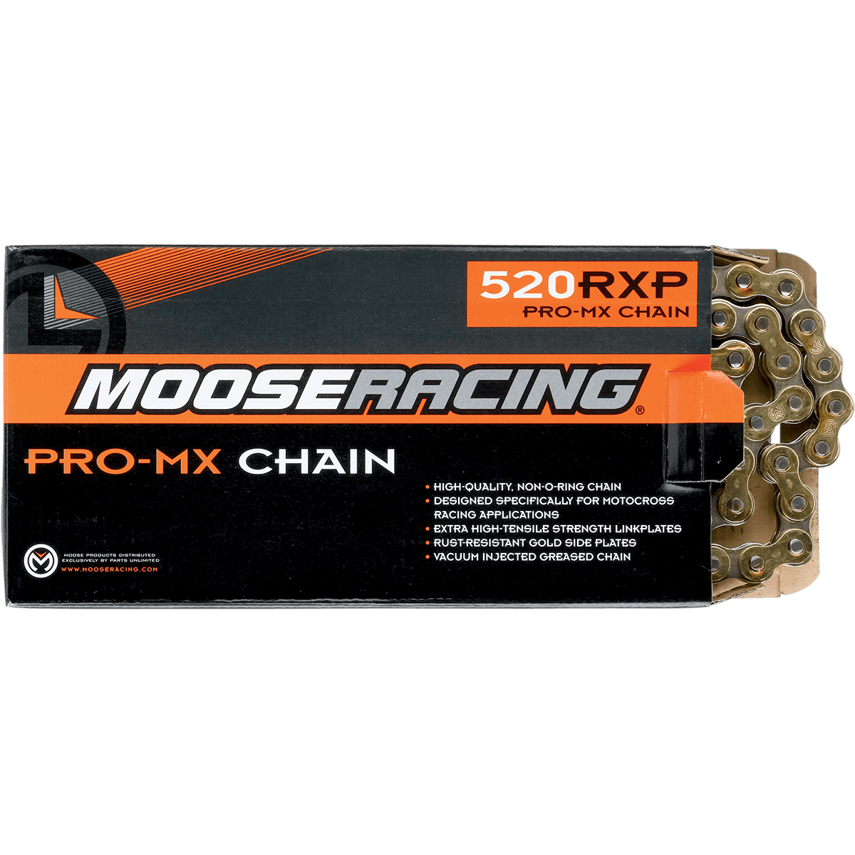 MOOSE RACING 520 RXP Pro-MX Chain Gold 100 Links