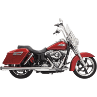 BASSANI XHAUST 4" Chrome Megaphone Muffler 1D17R