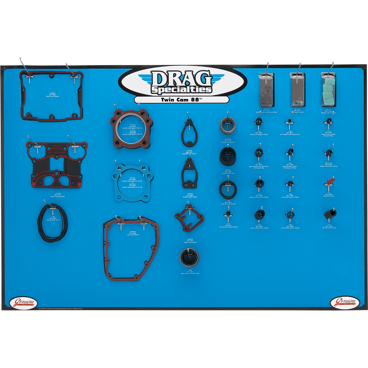 DRAG SPECIALTIES Gasket Display Big Twin