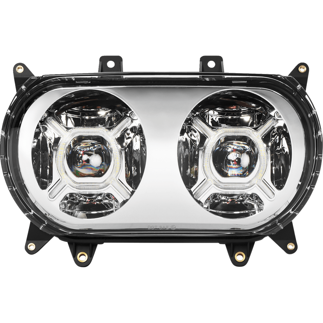 CUSTOM DYNAMICS LED Headlight Chrome Road Glide CDRGHC