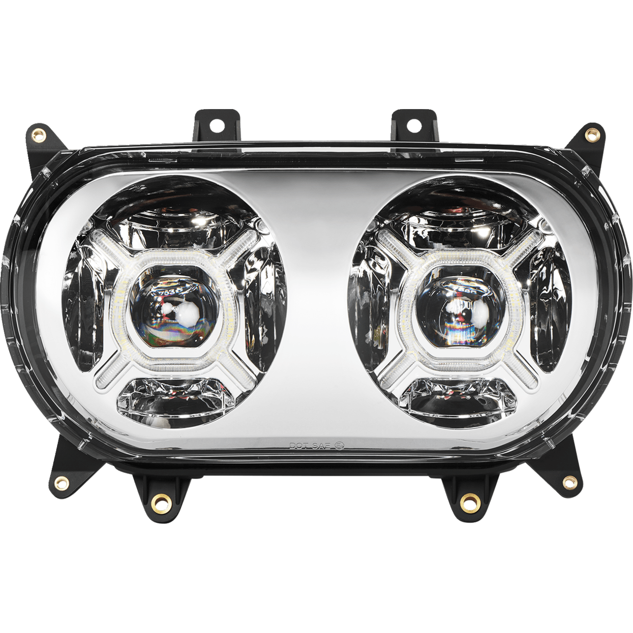 CUSTOM DYNAMICS LED Headlight Chrome Road Glide CDRGHC