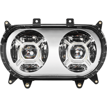 CUSTOM DYNAMICS LED Headlight Chrome Road Glide CDRGHC