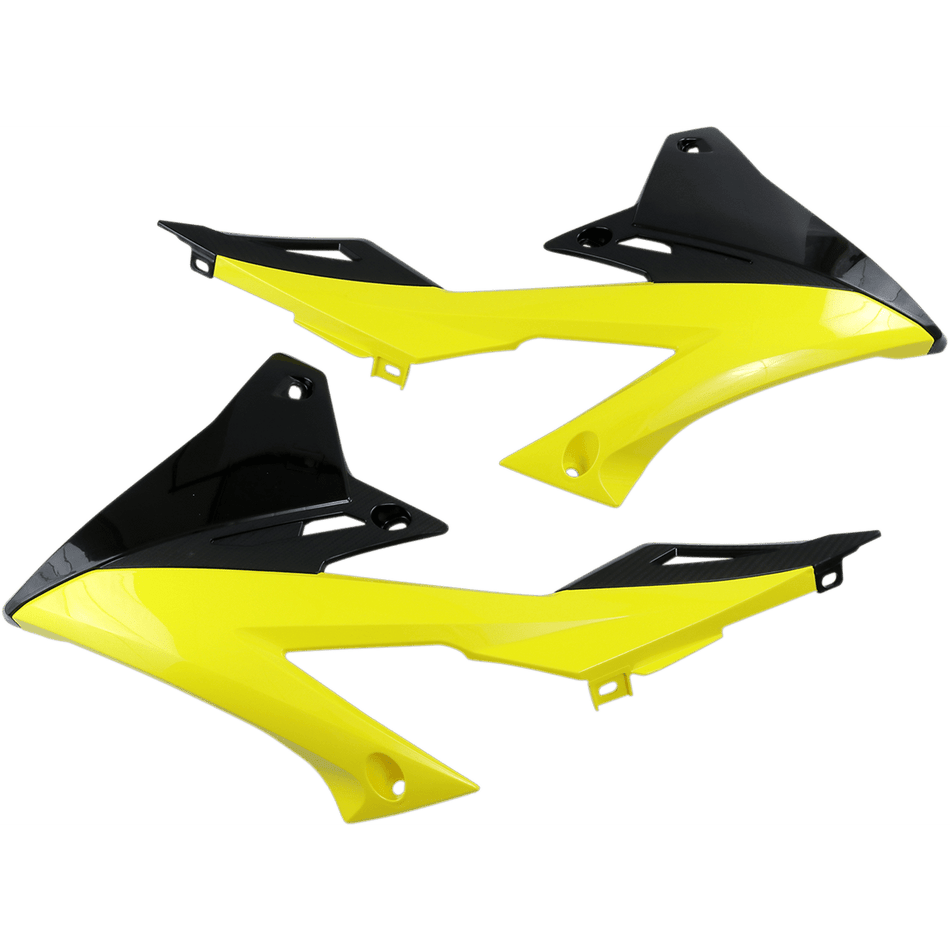 UFO Radiator Shrouds Yellow/Black