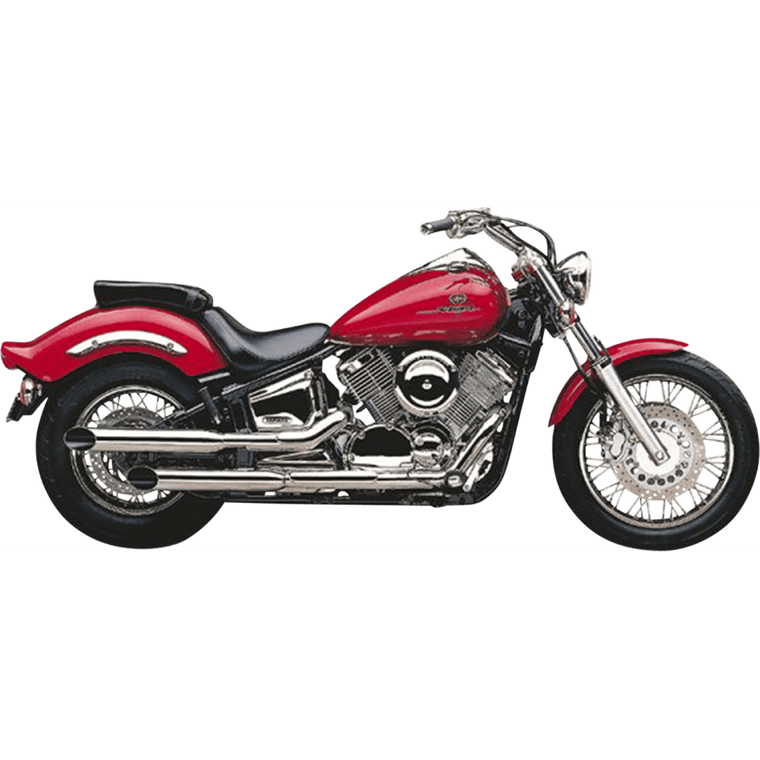 COBRA Slashcut Mufflers Chrome V-Star 1100 2167SC