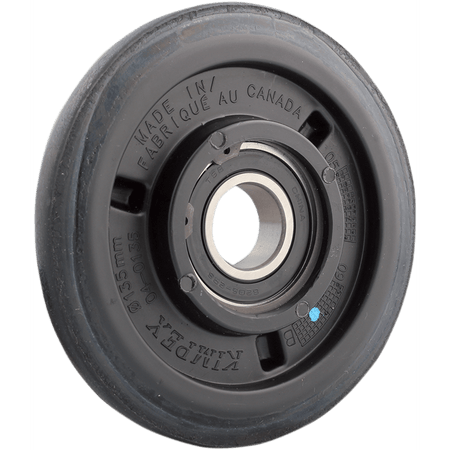 KIMPEX Idler Wheel with Bearing 6205-2RS Black Group 135 mm OD x 1" ID