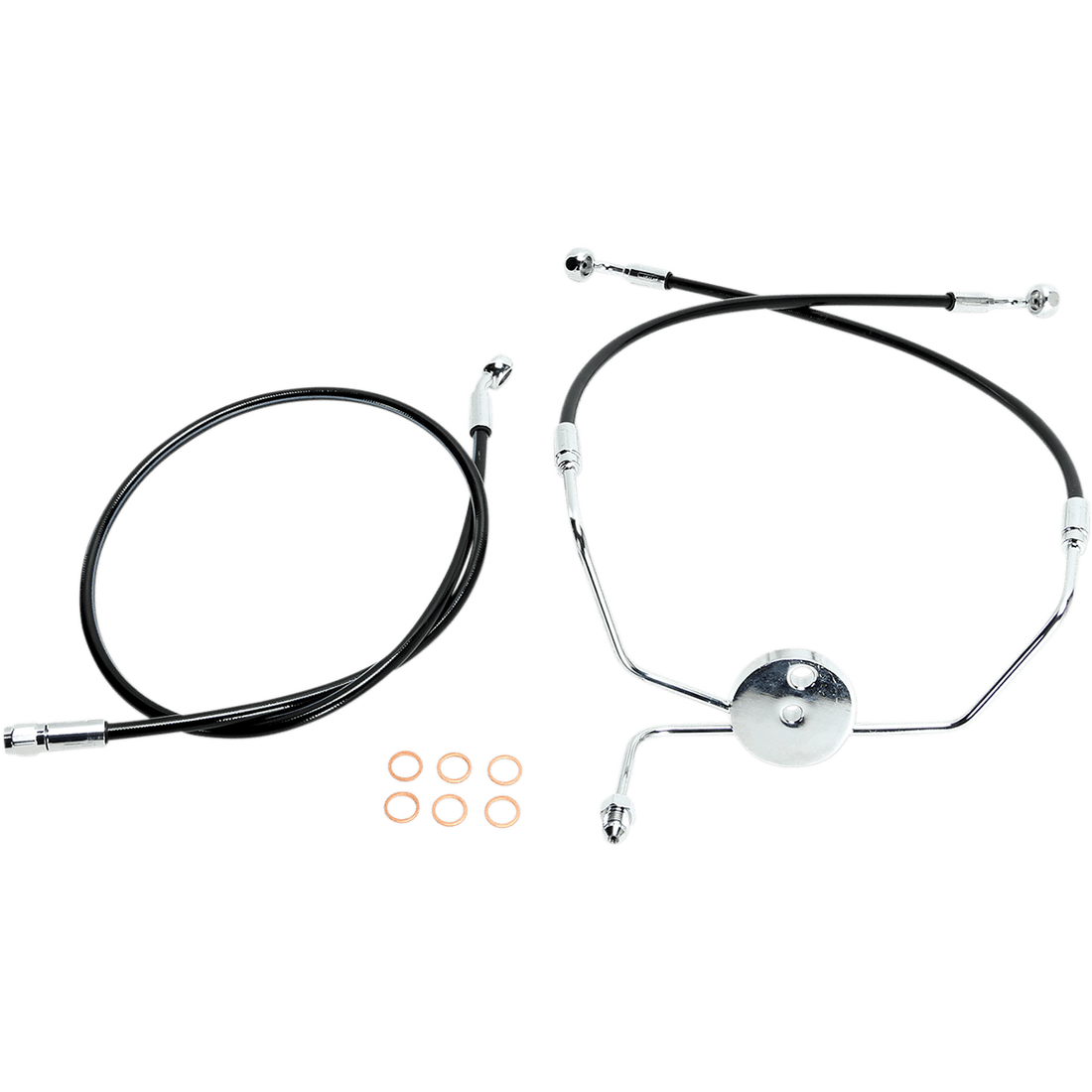 MAGNUM SHIELDING Brake Line Front XR Black SBC130733