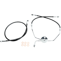 MAGNUM SHIELDING Brake Line Front XR Black SBC130733