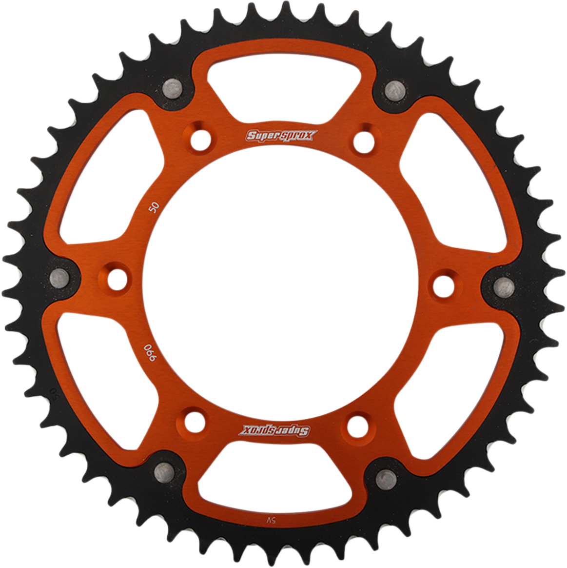 SUPERSPROX Stealth Rear Sprocket 50 Tooth Orange Husaberg/Husqvarna/KTM RST99050ORG