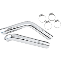 DRAG SPECIALTIES Heat Shields Chrome