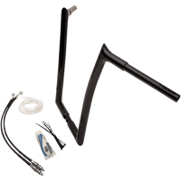 FAT BAGGERS INC. Handlebar Kit Pointed Top 16" Black 909316B