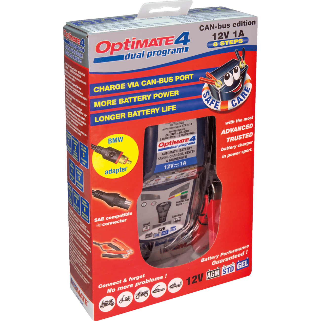 TECMATE Dual Program Battery Charger/Maintainer CAN Bus Edition