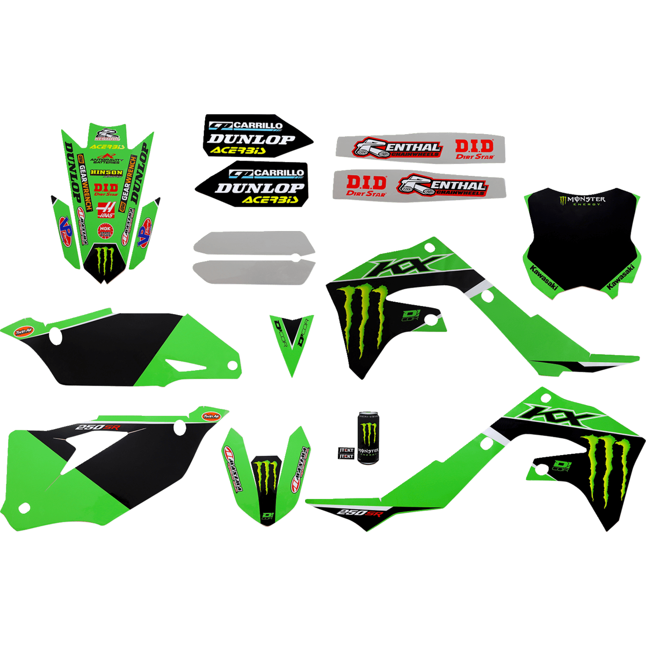 D'COR VISUALS Graphic Kit Monster Energy 2020652