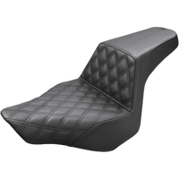 SADDLEMEN Step-Up Seat Front Lattice Stitch Black FXSB 81327172