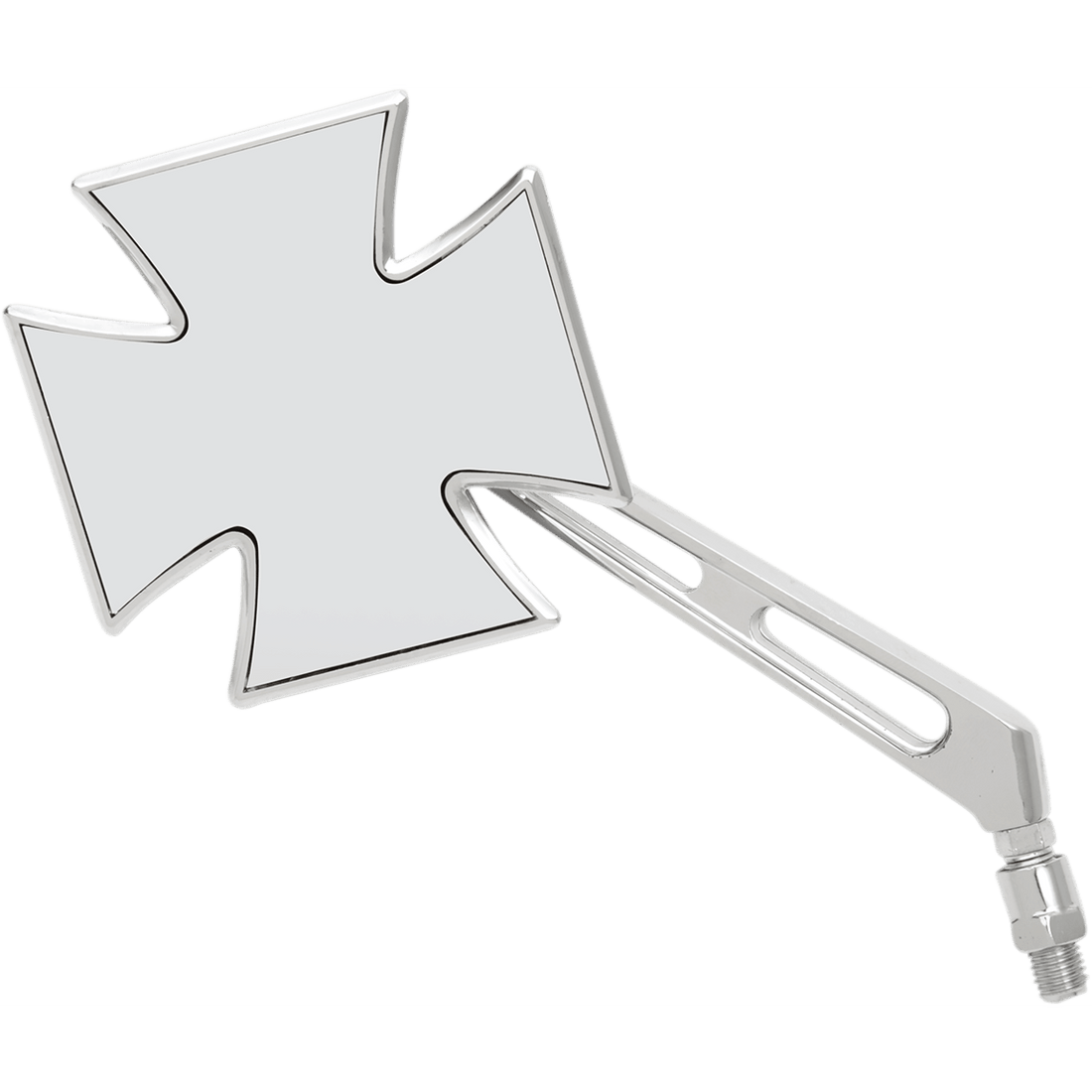 EMGO Mirror Maltese Side View Cross Chrome Left Universal