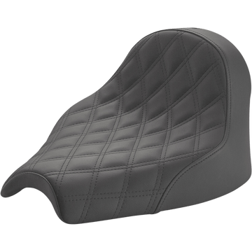 SADDLEMEN Seat Renegade Solo Lattice Stitched Black I2104002LS