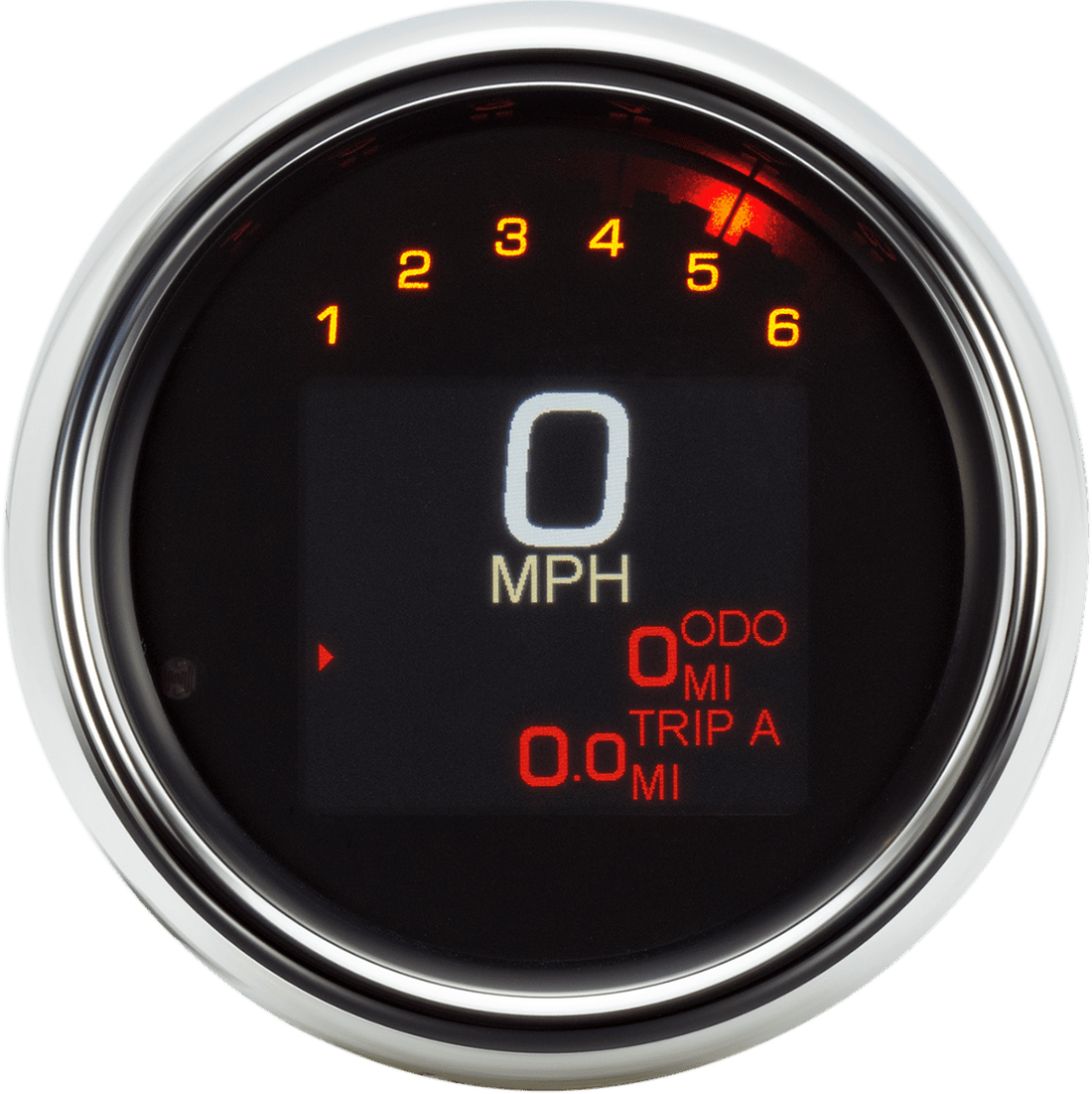 DAKOTA DIGITAL Tank Speedometer Chrome Bezel 3-3/8" MLX3000