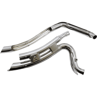 COBRA Speedster Swept Short Exhaust Chrome FXSB '13-'17 6226