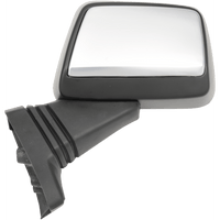 EMGO Mirror Side View Rectangle Black Left