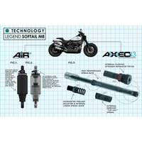 LEGEND SUSPENSION AXEO43 Inverted High-Performance Front End Suspension System 43 mm 04140549