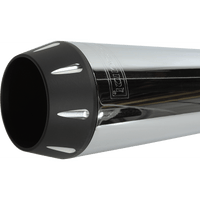 BASSANI XHAUST 2:1 Exhaust Chrome Megaphone Long '91-'05 FXD 13311R