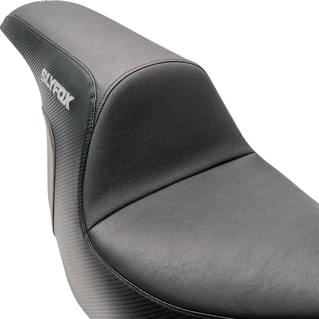 SLYFOX Slyfox Seat Gray Logo Smooth Vinyl Carbon Fiber FL '18-'24 08021590