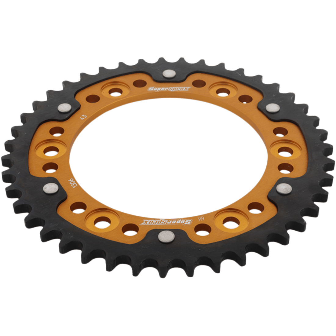 SUPERSPROX Stealth Rear Sprocket 43 Tooth Gold Honda RST130643GLD