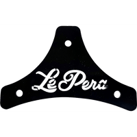 LE PERA Sissy Bar Plate Dead End Scroll Black Softail/Touring '08-'22