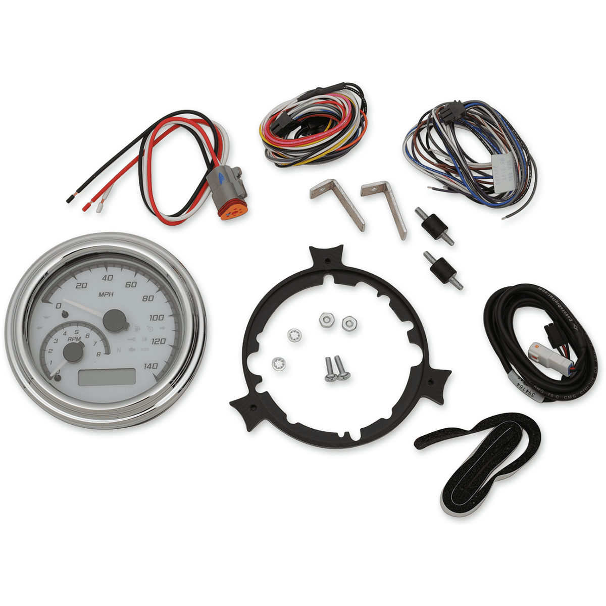 DAKOTA DIGITAL MXV Series Analog Gauge System White/Gray/Chrome