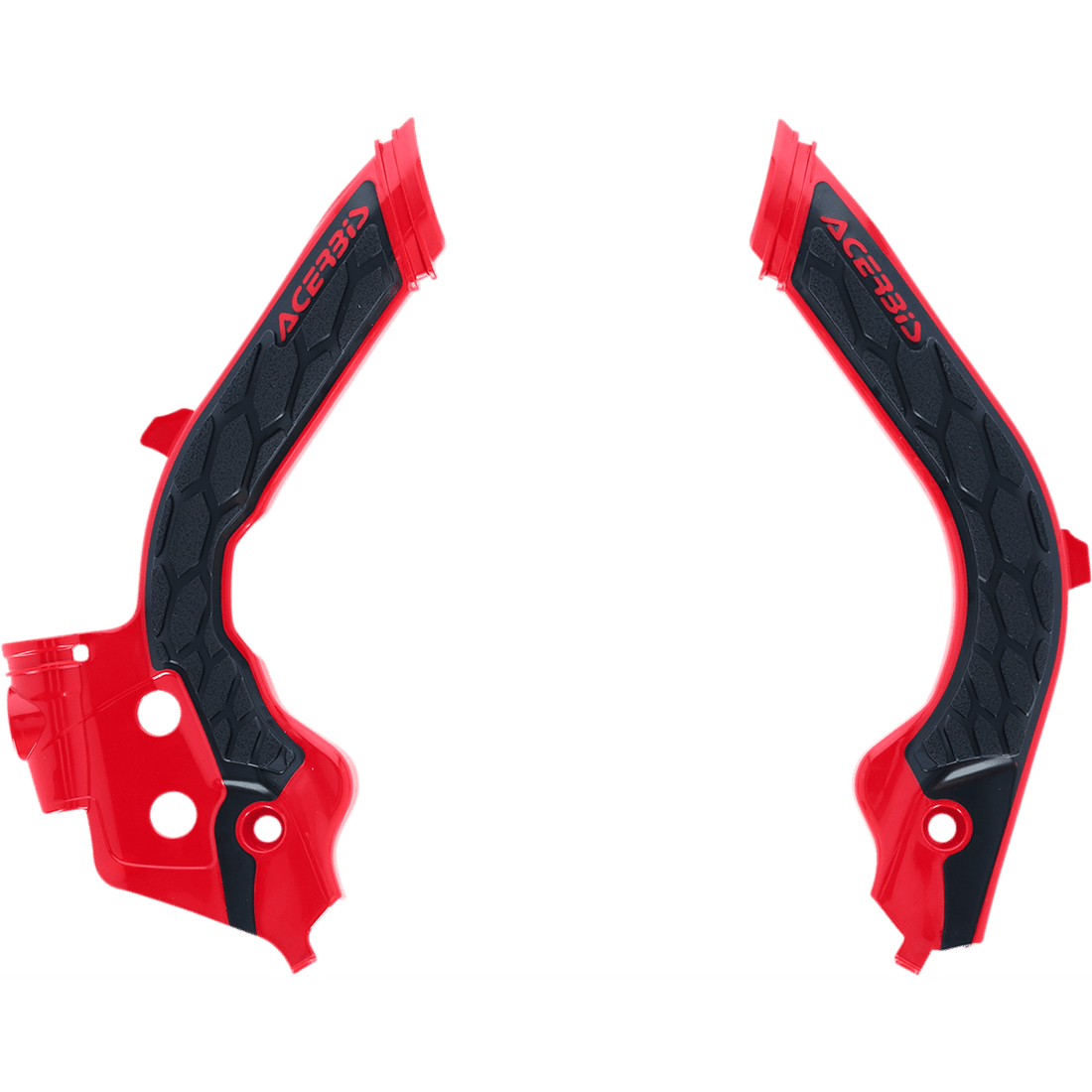 ACERBIS X-Grip Frame Guards Red/Black Gas Gas | Husqvarna