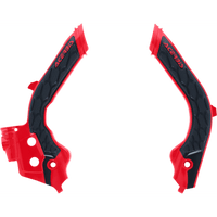 ACERBIS X-Grip Frame Guards Red/Black Gas Gas | Husqvarna