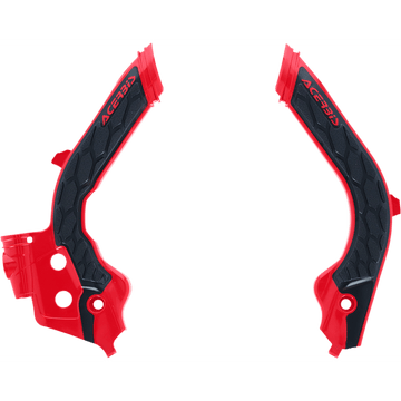 ACERBIS X-Grip Frame Guards Red/Black Gas Gas | Husqvarna