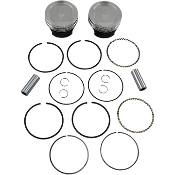 WISECO Tracker™ Series Piston Kit 3.518" 883 cc Bored to 1200 cc +0.020" 883 XL