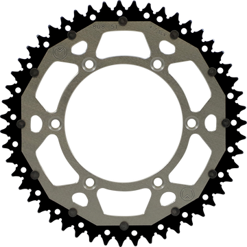 MOOSE RACING Dual Sprocket Silver 51 Tooth