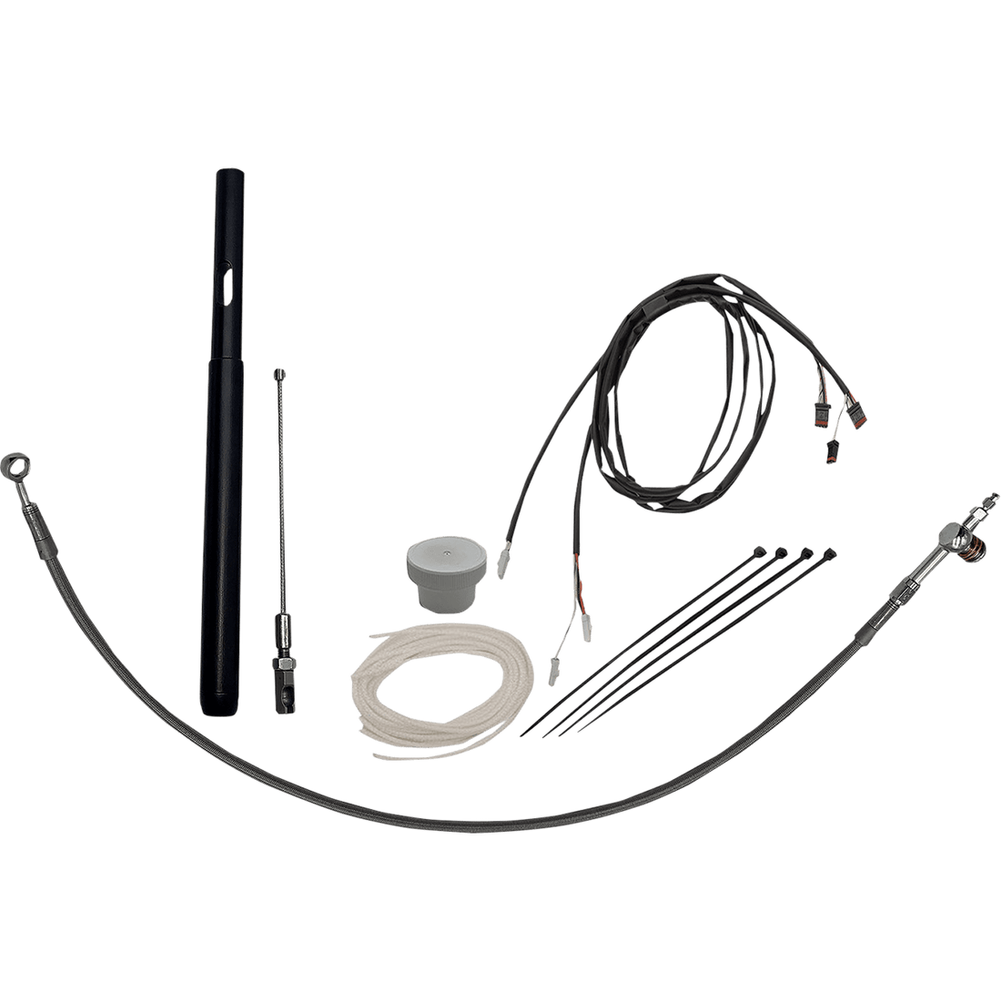 FAT BAGGERS INC. Installation Kit +6" Braided 109014