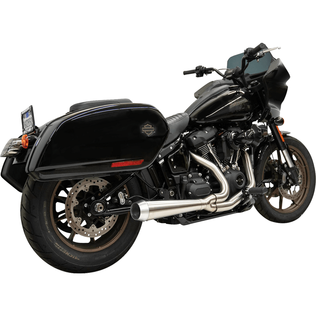 BASSANI XHAUST 2-into-1 Road Rage Exhaust System Stainless 1S81SS